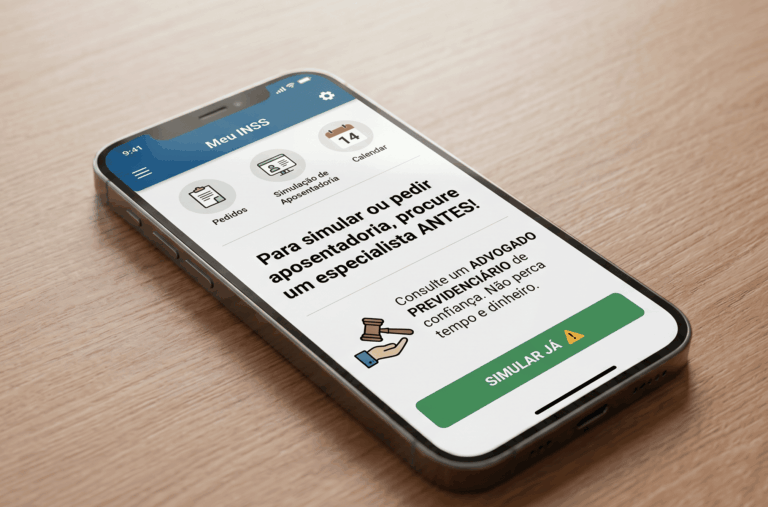 Por que você deve procurar um advogado antes de pedir a aposentadoria no aplicativo.